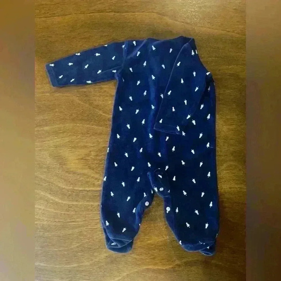 Chick Pea Baby Boy Patterned Cotton Long Sleeve Snap Up Sleep & Play Blue 0-3 M - Picture 6 of 8
